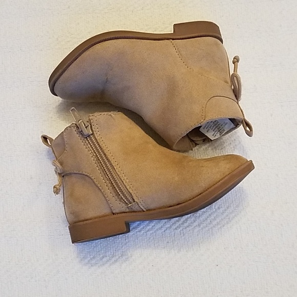 Crazy 8 Other - 💛HP💛Crazy 8 Tan Toddler Ankle Suede Boots Size 7